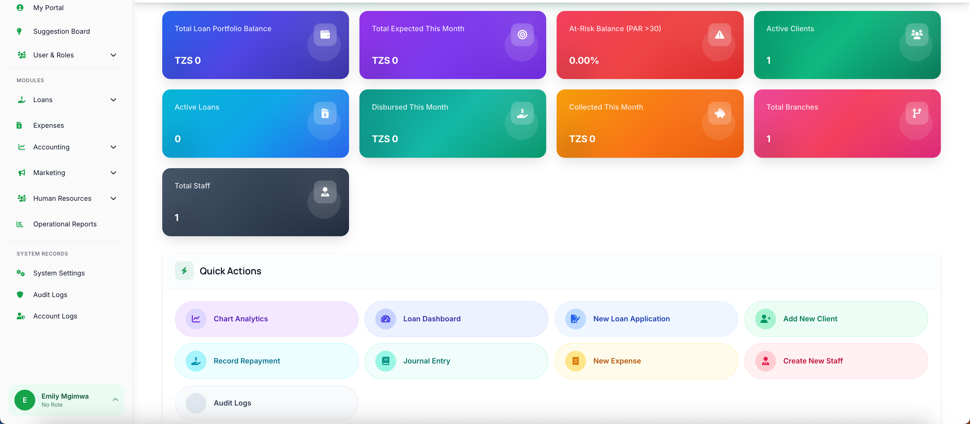 Microfinance ERP & Management System